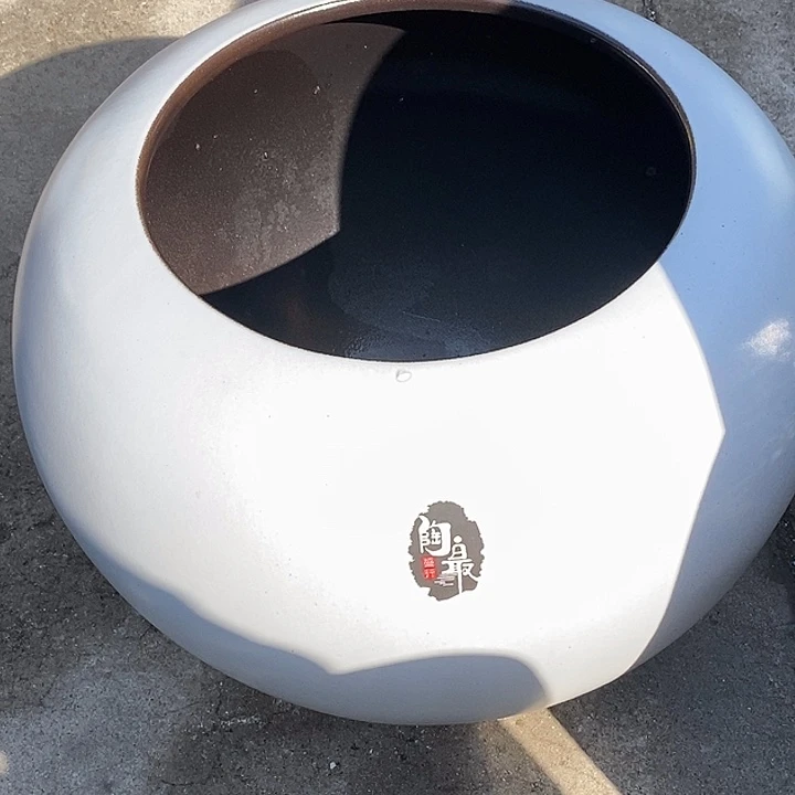 紫砂花盆内26高度33瑕疵