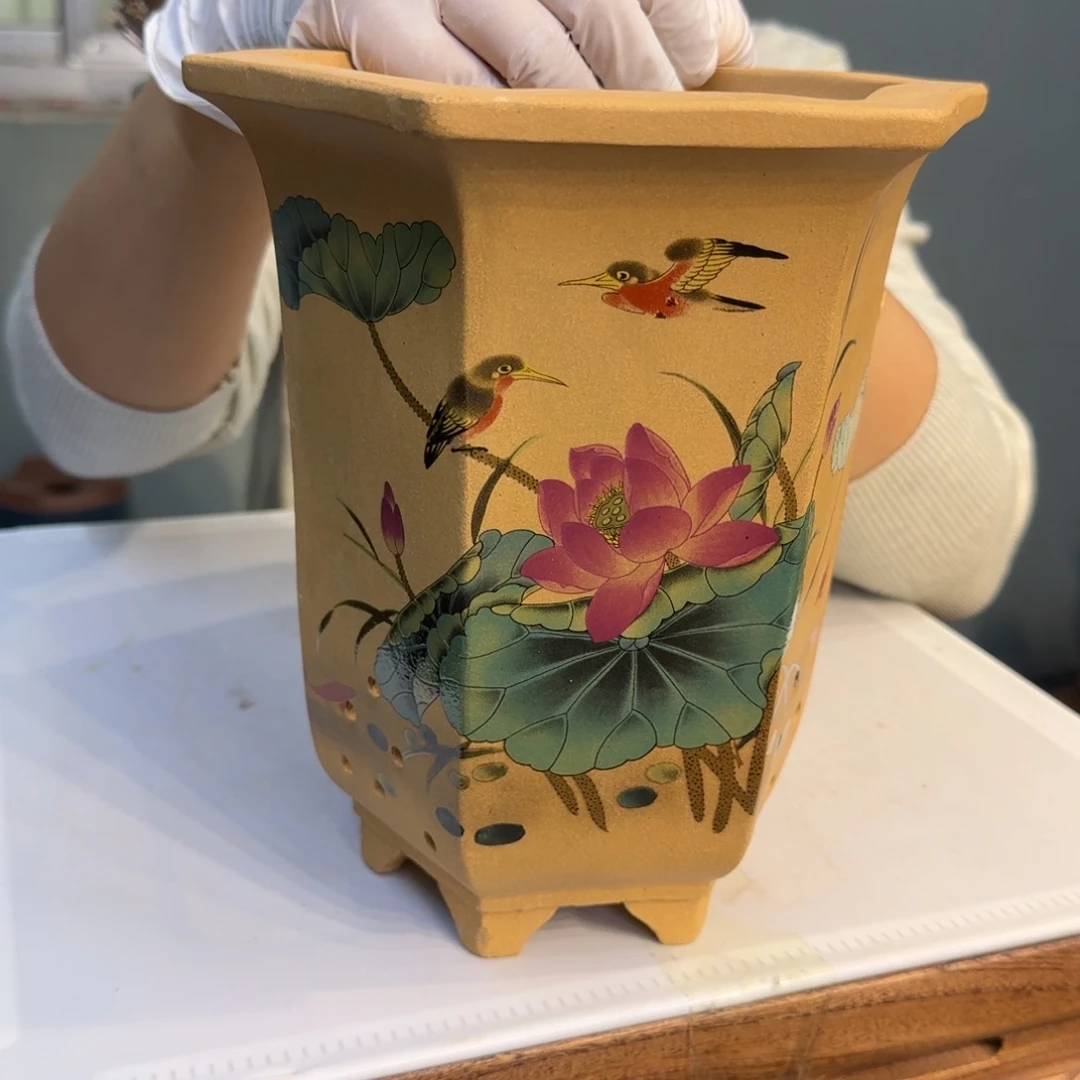 紫砂花盆紫砂口径16