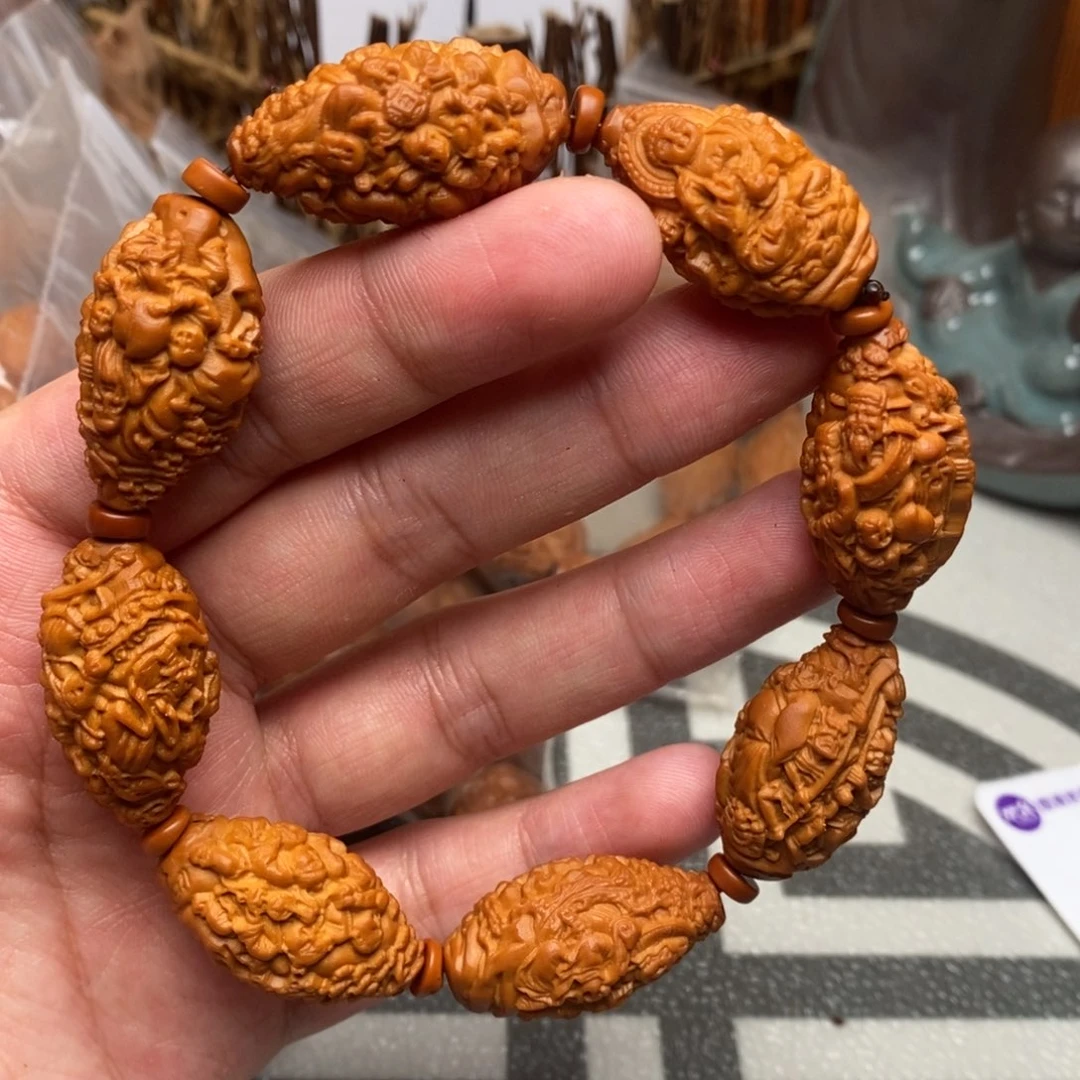 橄榄核手串/手链橄榄核雕工艺手串宇
