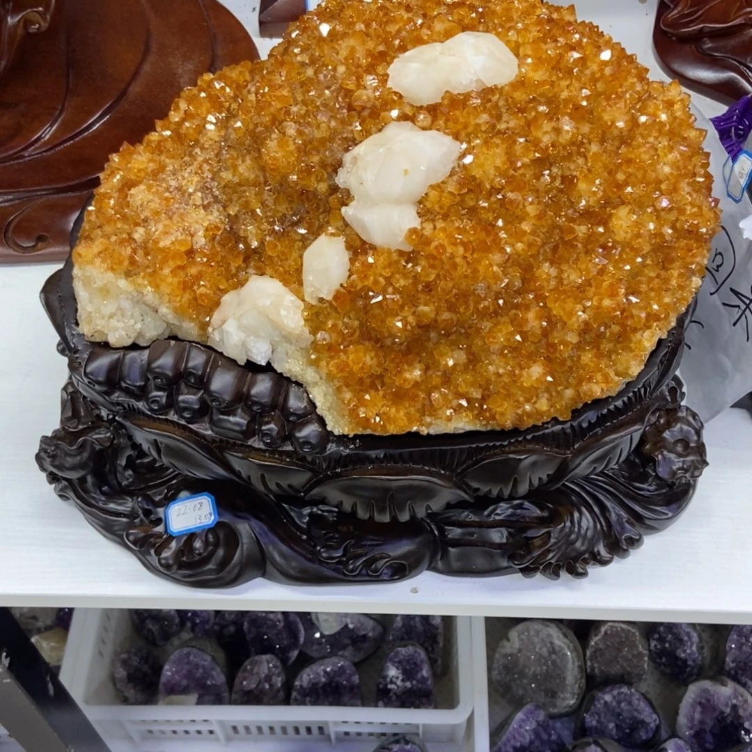 未镶嵌大型摆件（非配饰）紫晶琪