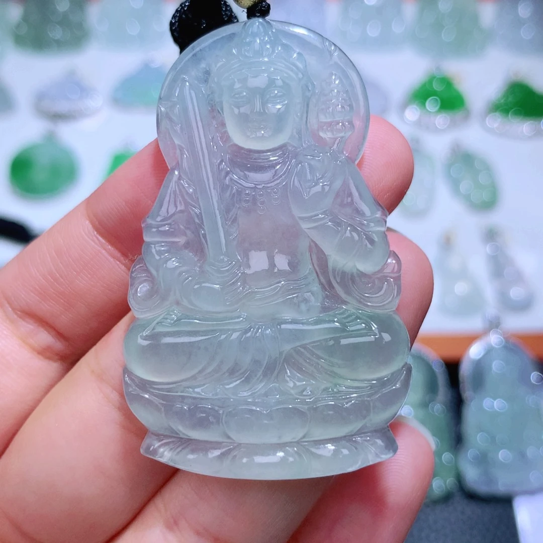 颈饰未镶嵌翡翠虚空藏
