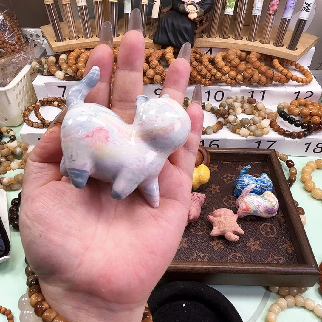 白玉菩提吊坠阳****i摆件