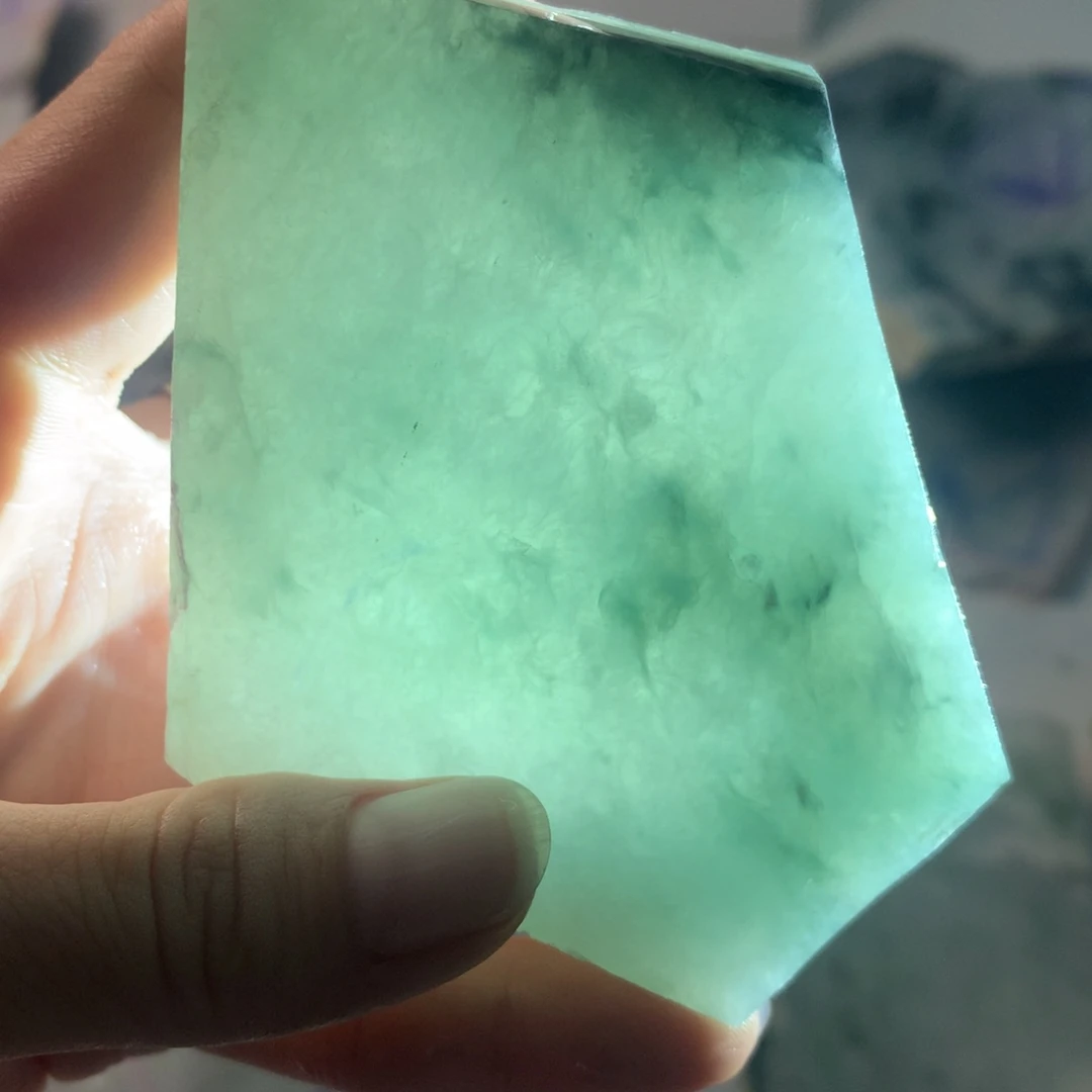 翡翠散珠翡翠挂件