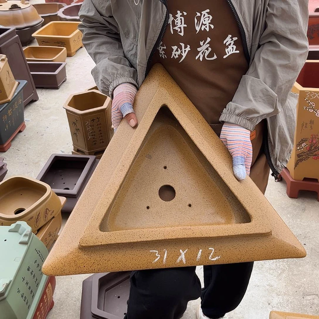 紫砂花盆盆景艺术