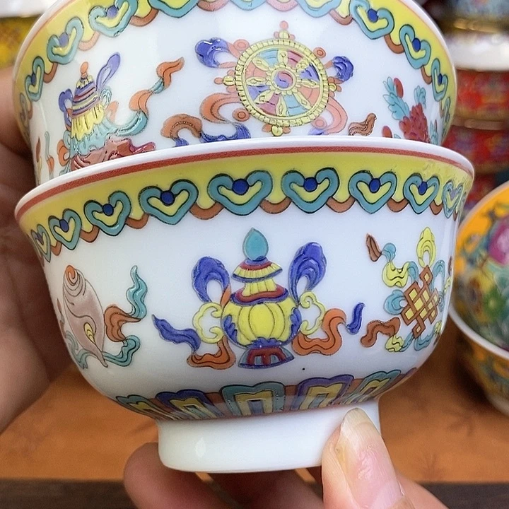 景德镇陶瓷藏式茶碗