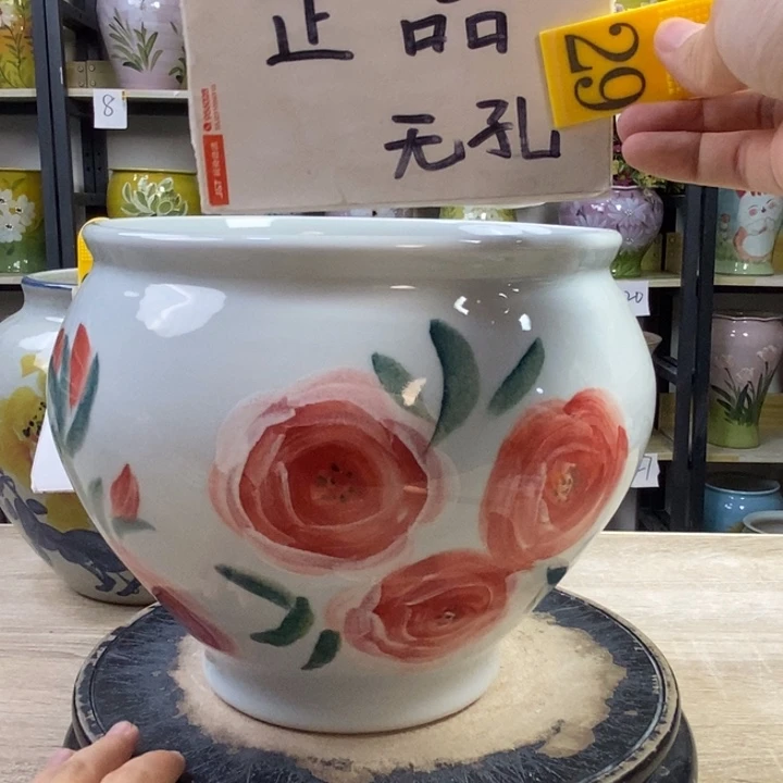 景德镇高温陶瓷花盆