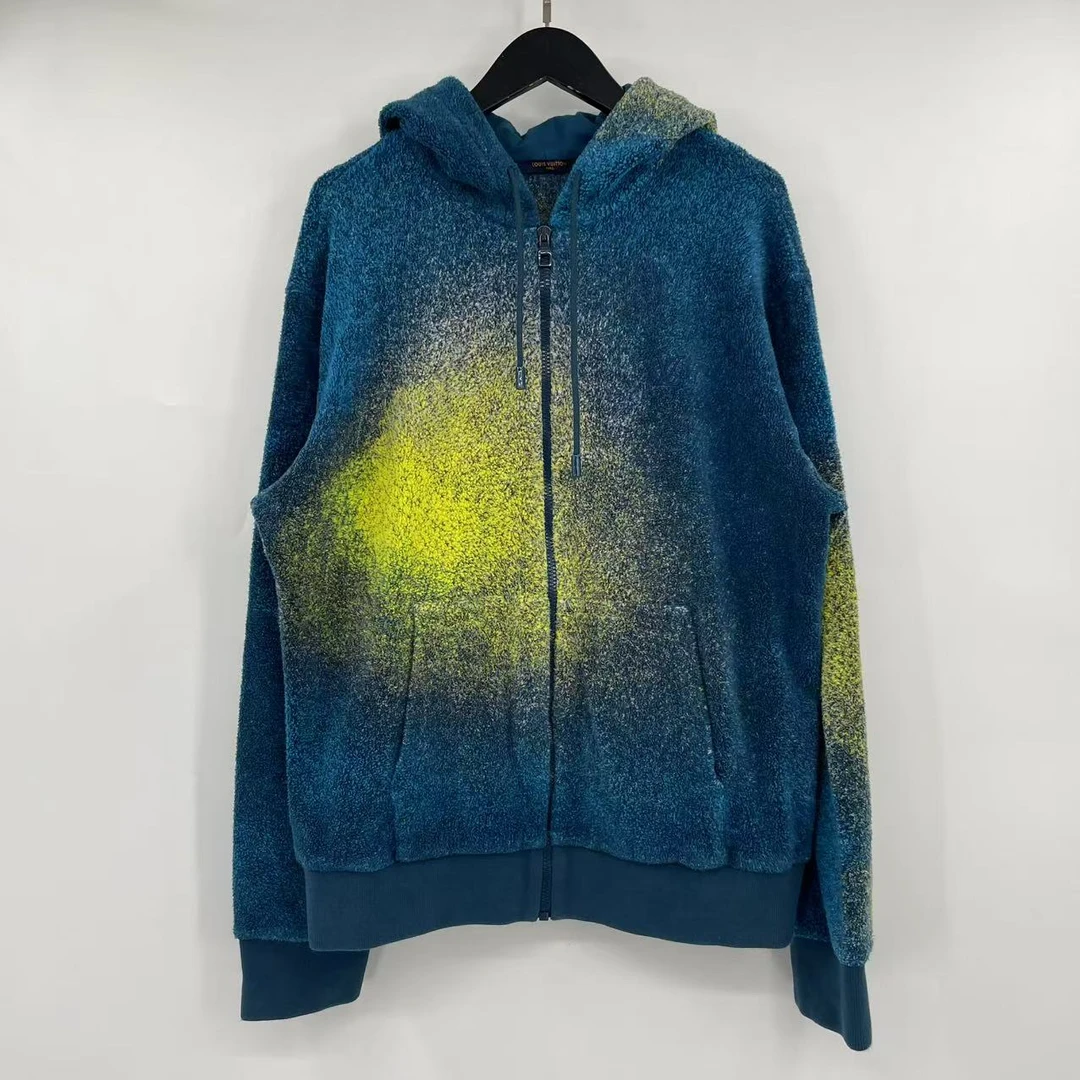 99新 LouisVuitton/路易威登 新款泼墨拉链帽衫/08230