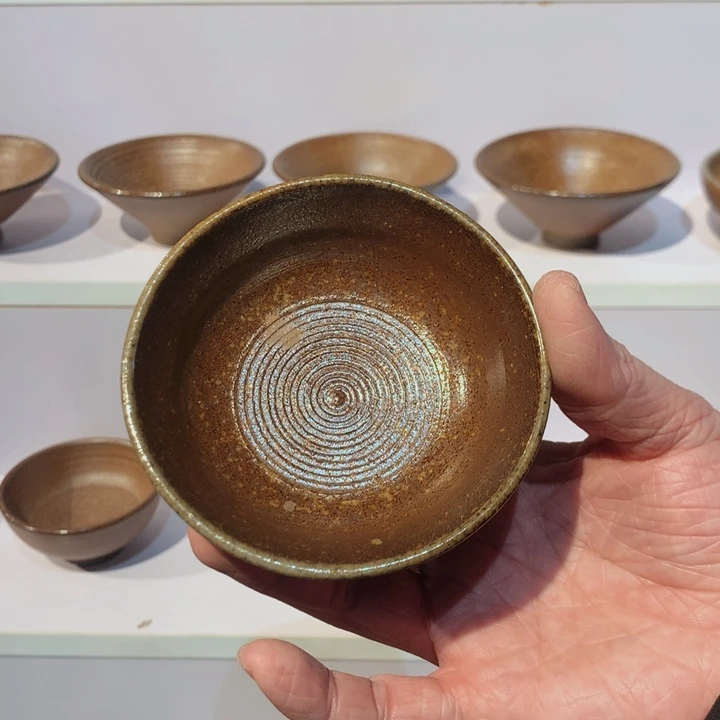 坭兴陶柴烧杯一个