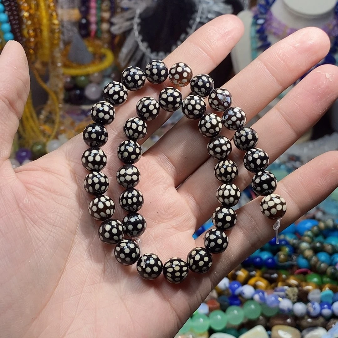 石英质玉未镶嵌，玛瑙满天星10mm，