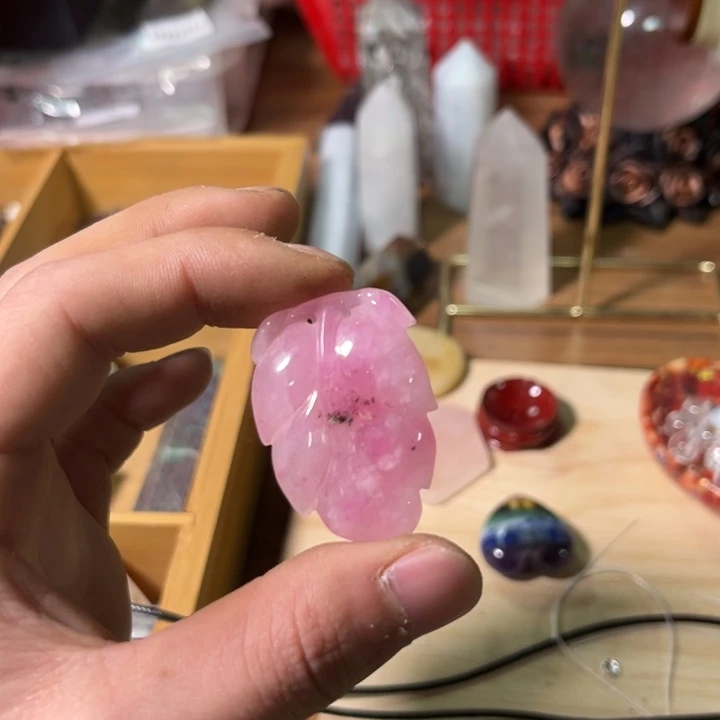 水晶B72未镶嵌小叶子瑕