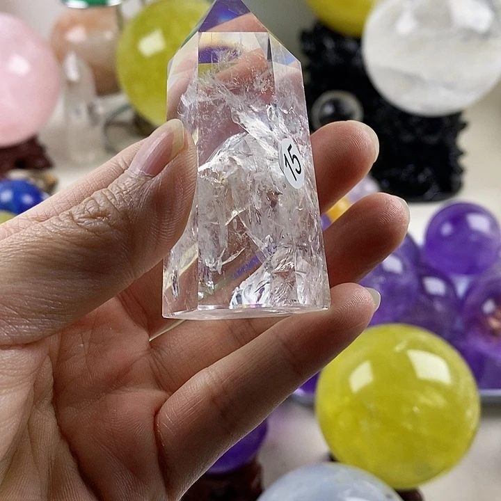 水晶水晶15号未镶嵌天然水晶未镶嵌吃****?