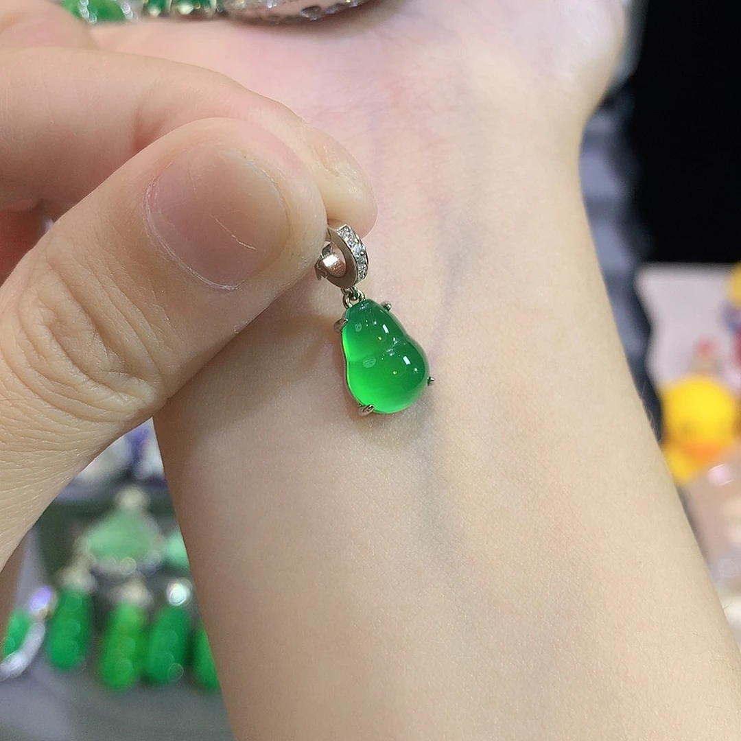 玛瑙/玉髓颈饰银S925镶嵌N***Y