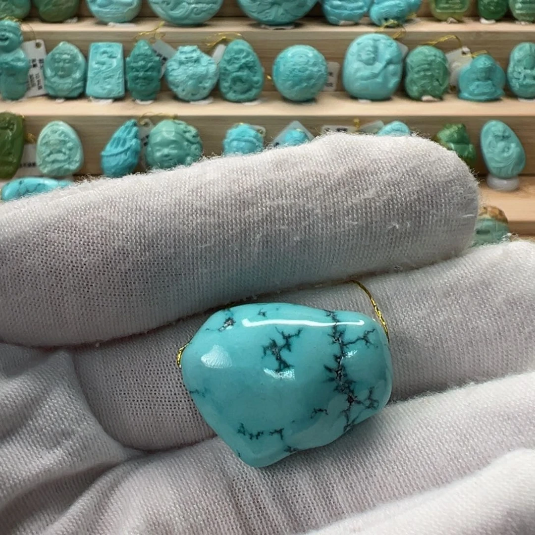 未镶嵌绿松石随形 19.4mm
