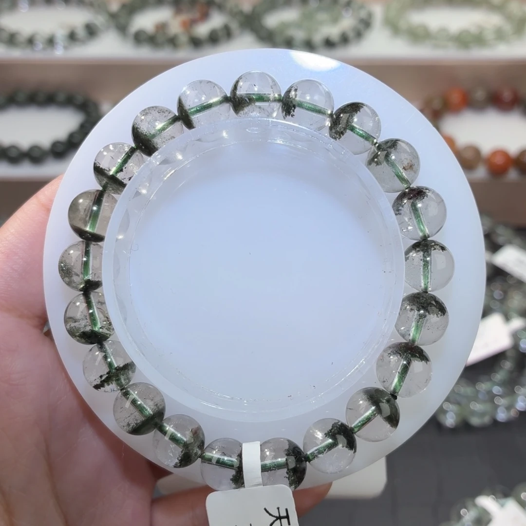 手链未镶嵌水晶19.绿幽灵9m