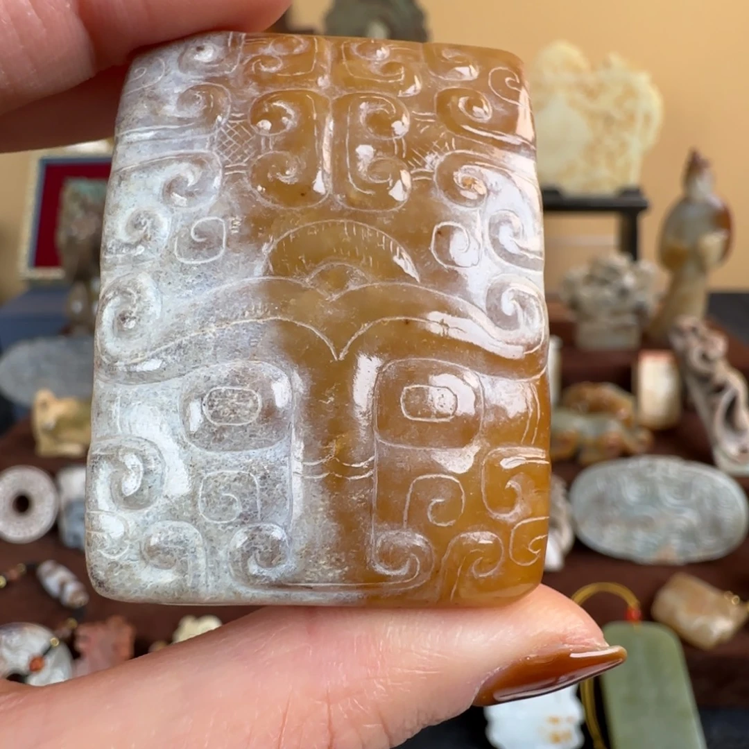 疯***头和田玉（糖玉）未镶嵌挂件