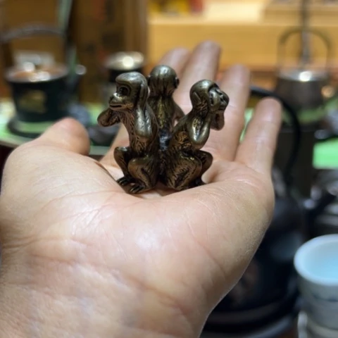 蜜安罐瓷香炉锡茶则