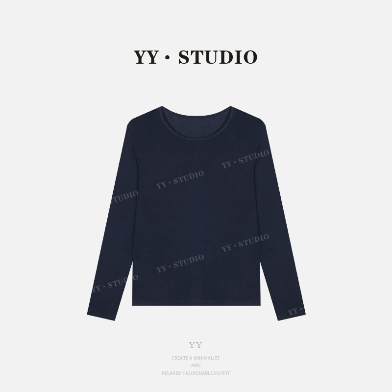 【YANYAN】夏季新款纯色长袖T恤YY-3427