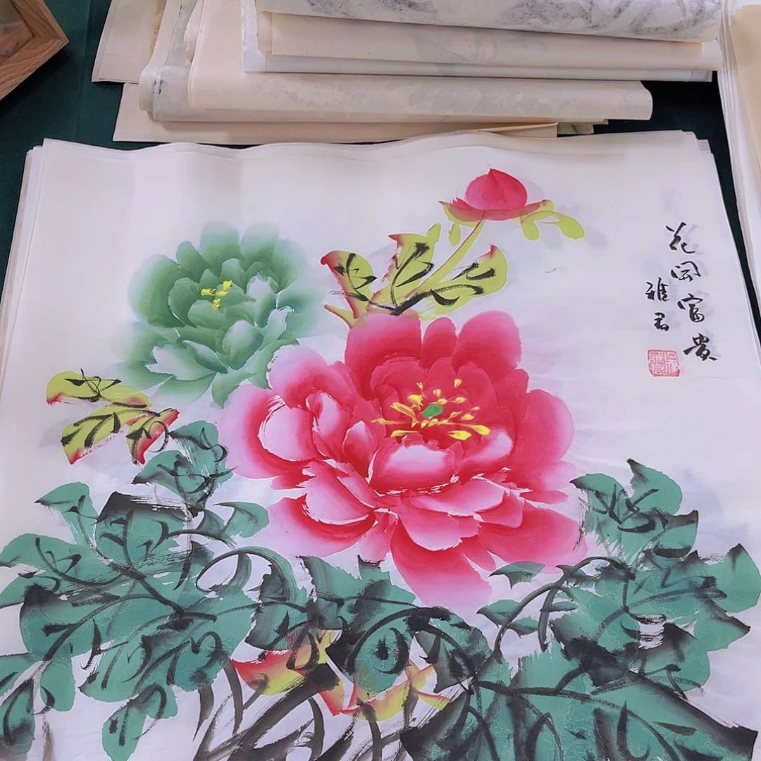 国画宣纸国画纯手绘作品