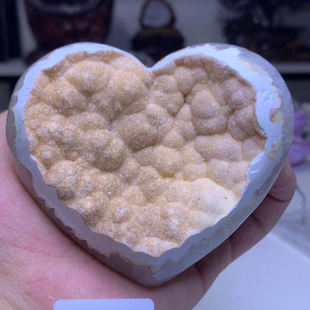 紫晶摆件未镶嵌斯*丽爱心09