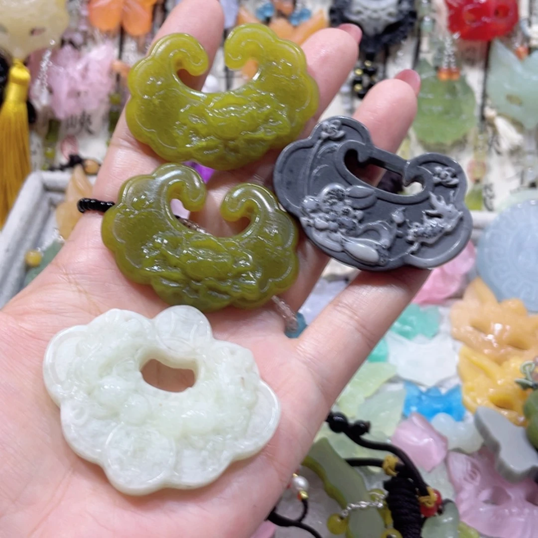【闪购商品】未镶嵌岫玉颈饰67福利不带绳