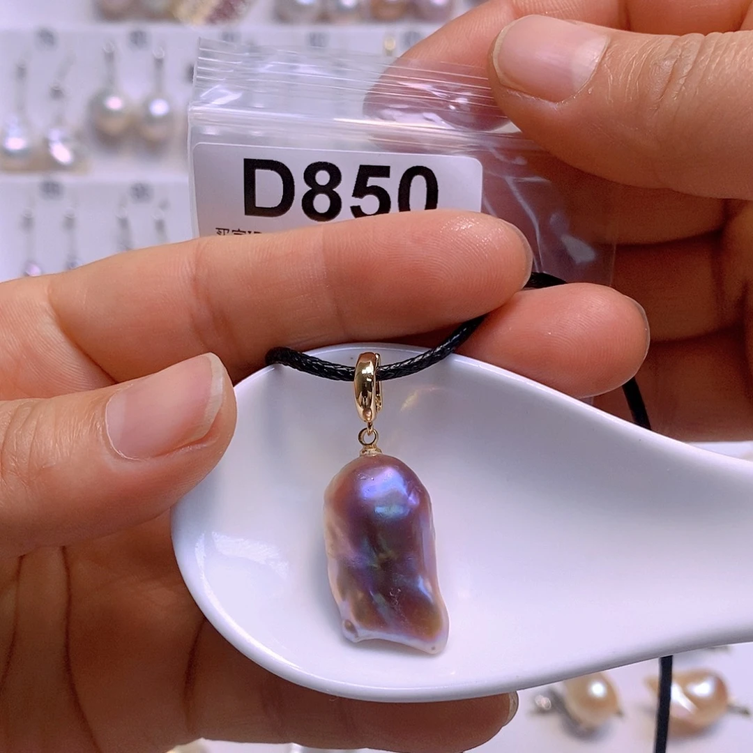 淡水珍珠颈饰银S925镶嵌