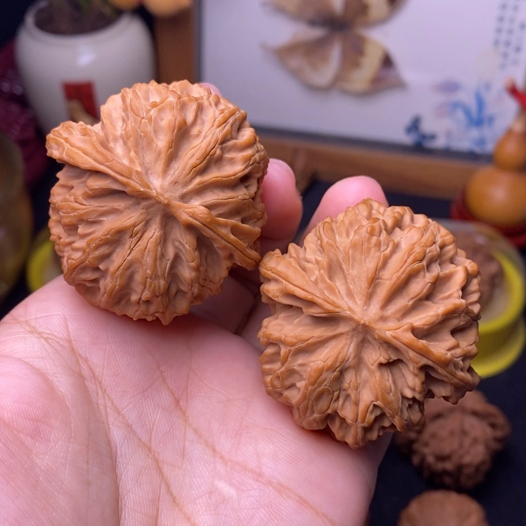 文玩核桃把件45苹果园