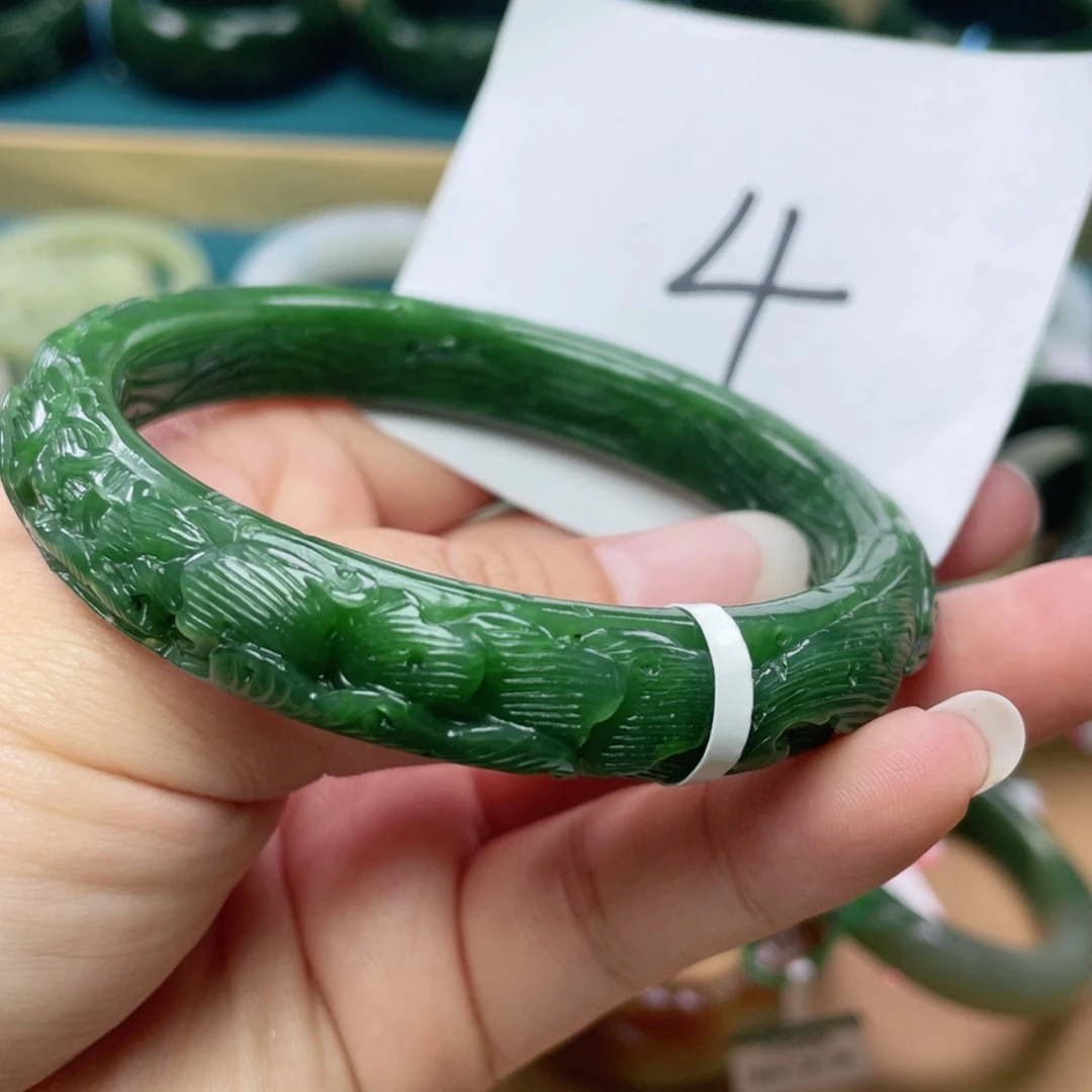 未镶嵌手镯和田玉圈口63