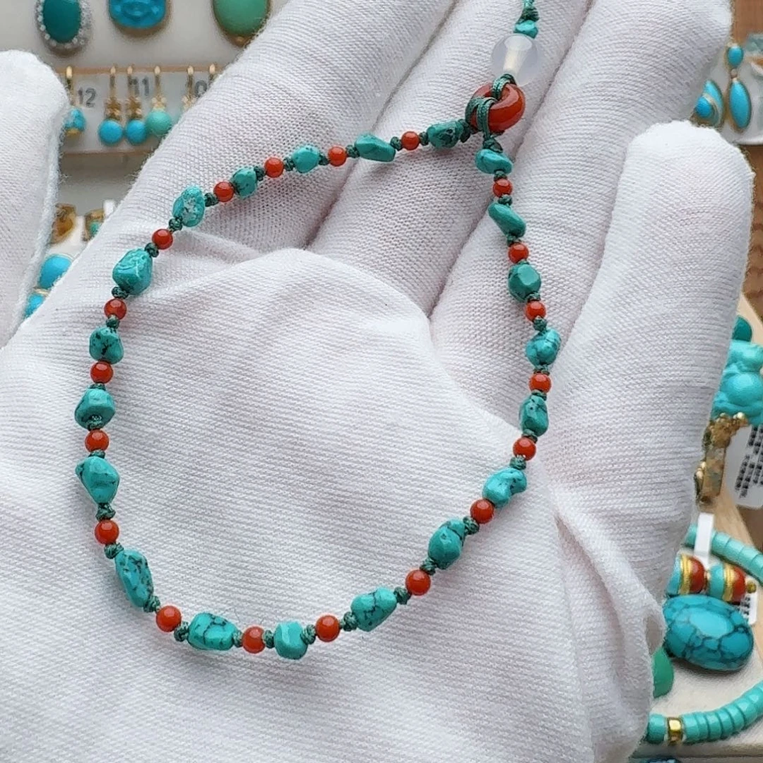 南红玛瑙未镶嵌手机链