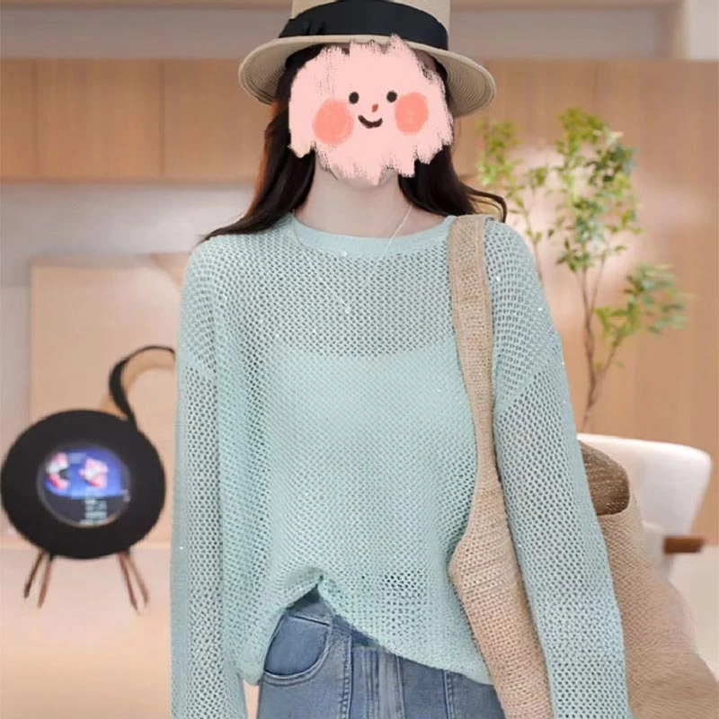 设计感背心针织衫两件套女2025年夏季新款慵懒风轻薄透气防晒上衣