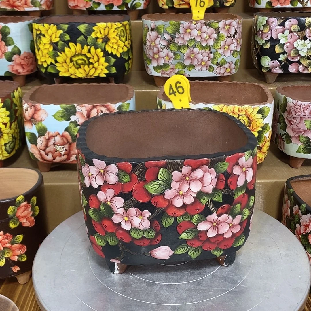 景德镇精品博美盆16/13.5