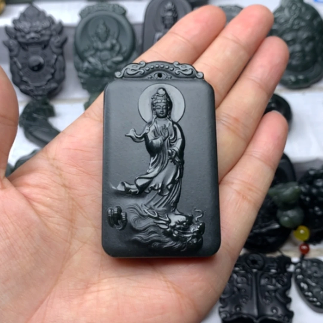 【闪购商品】颈饰未镶嵌和田玉阿***n双面雕刻