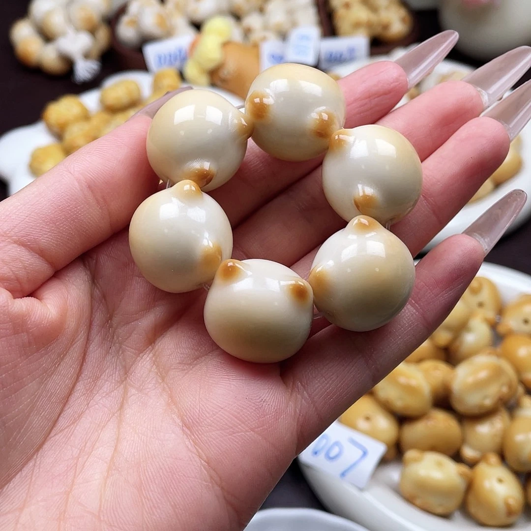 吊坠白玉菩提一串成品c
