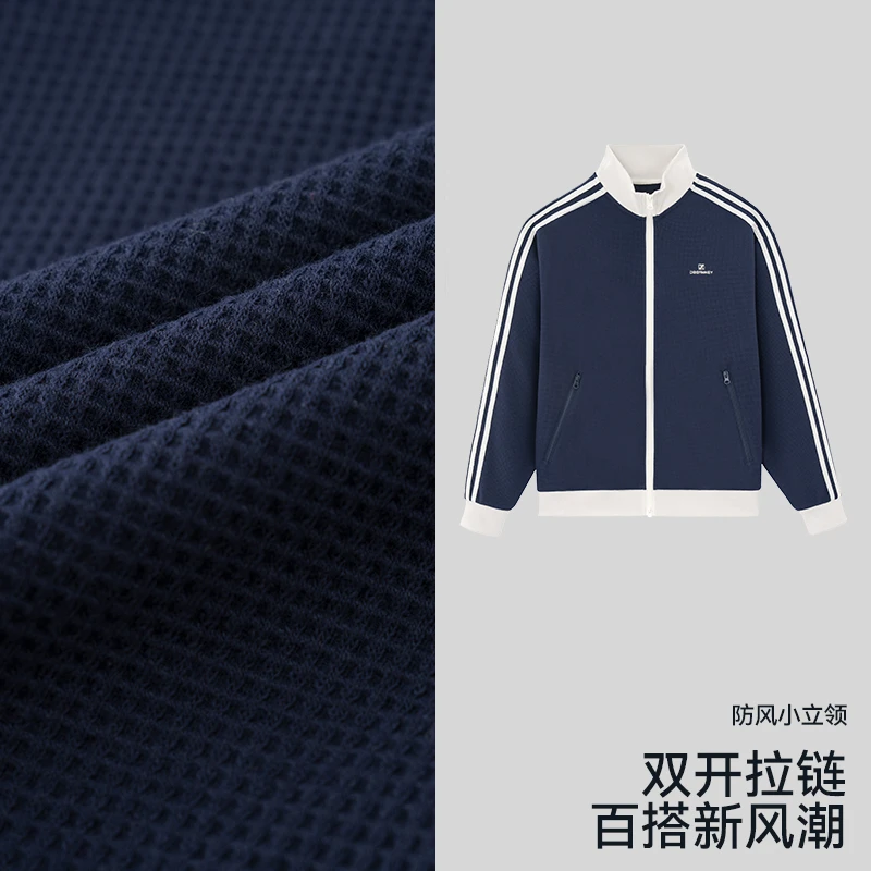 宽松休闲运动外套女士立领厚款城市运动潮流运动简约百搭7440