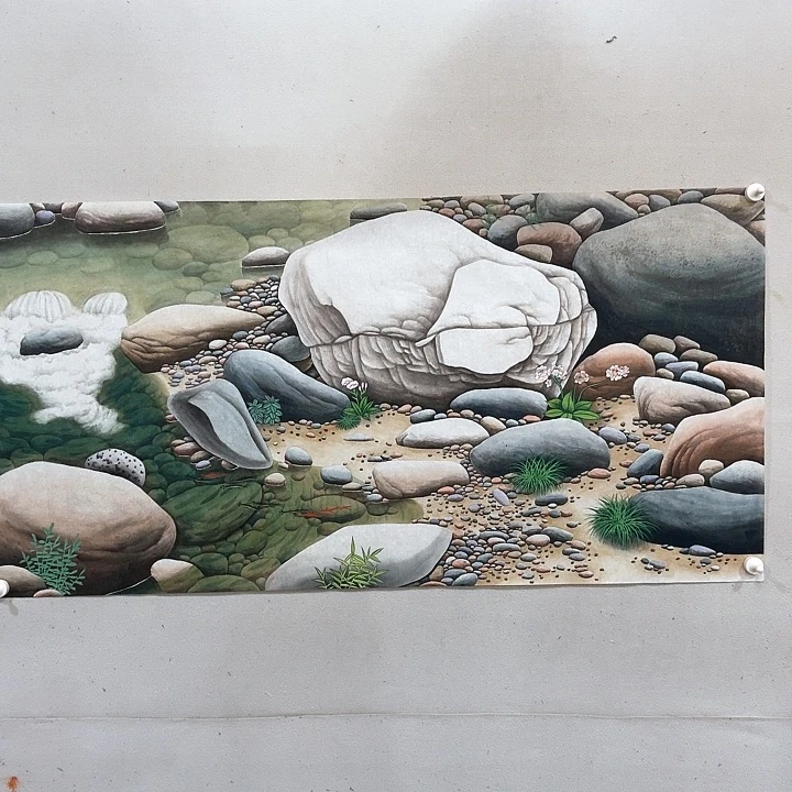 国画工笔画作品任海鲜画