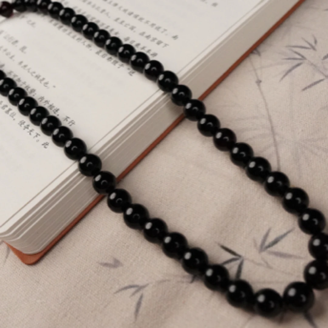 【亿景珠宝】8+缅甸天然翳珀妈妈链项链时尚轻奢颈链简约百搭气质wr