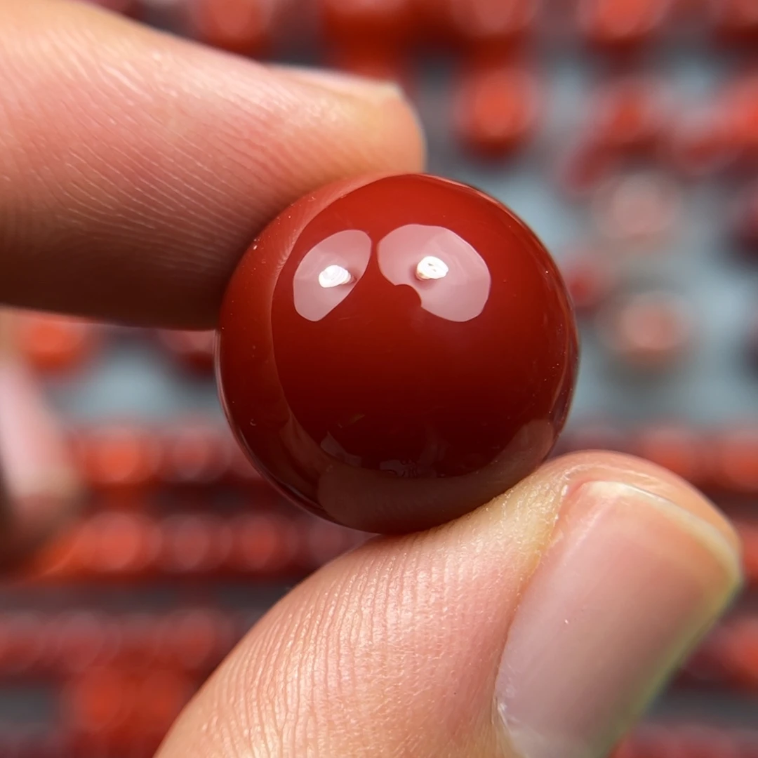 南红玛瑙未镶嵌珠宝奇石尺寸17.5牛血红