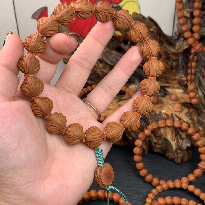 桃核吊坠16野生红魔