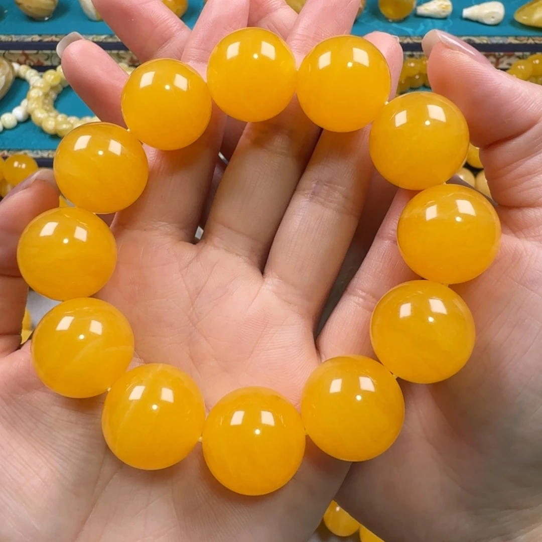 ʟ****琥珀未镶嵌手链同料