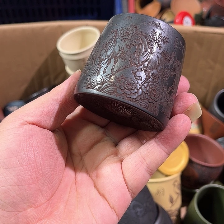 茶杯紫砂全手工紫砂主人杯