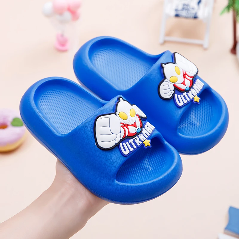 夏季新款奥特曼EVA可爱儿童拖鞋男女童防滑舒适轻便外穿室内拖鞋