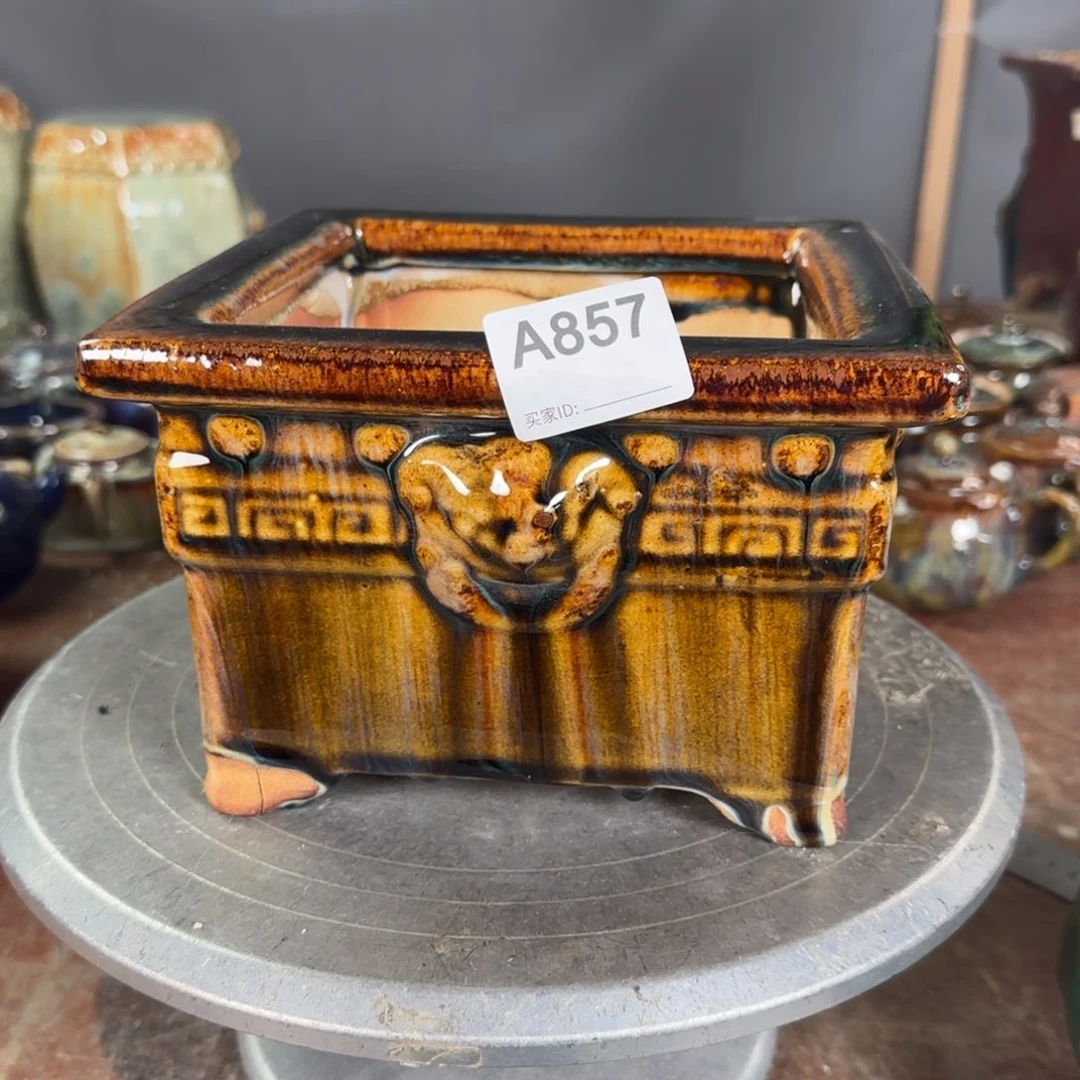 紫砂花盆钰*857 瑕疵品