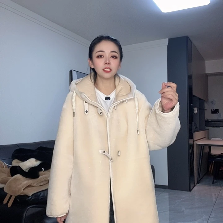 绵羊皮美丽奴皮毛一体M130、L145斤拍下备注尺码