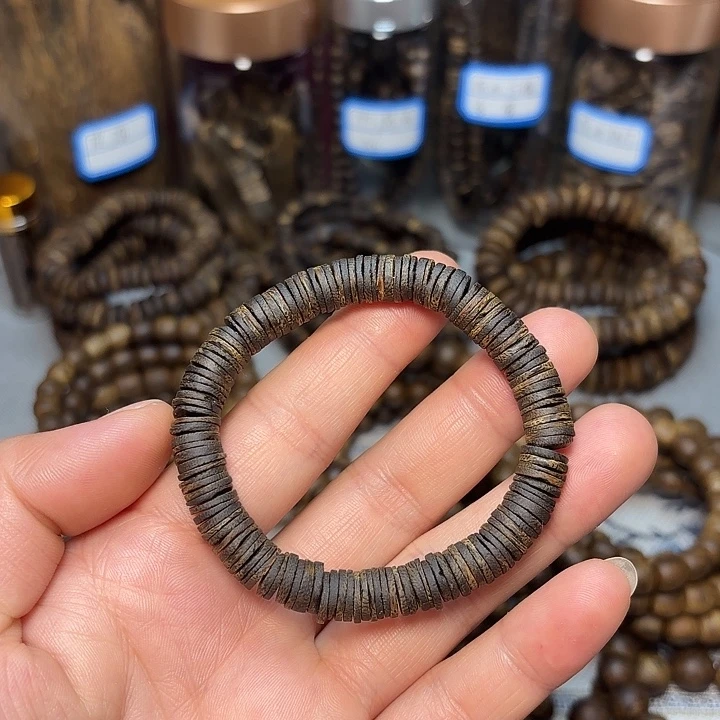 沉香手串沉水片珠8mm10.2克