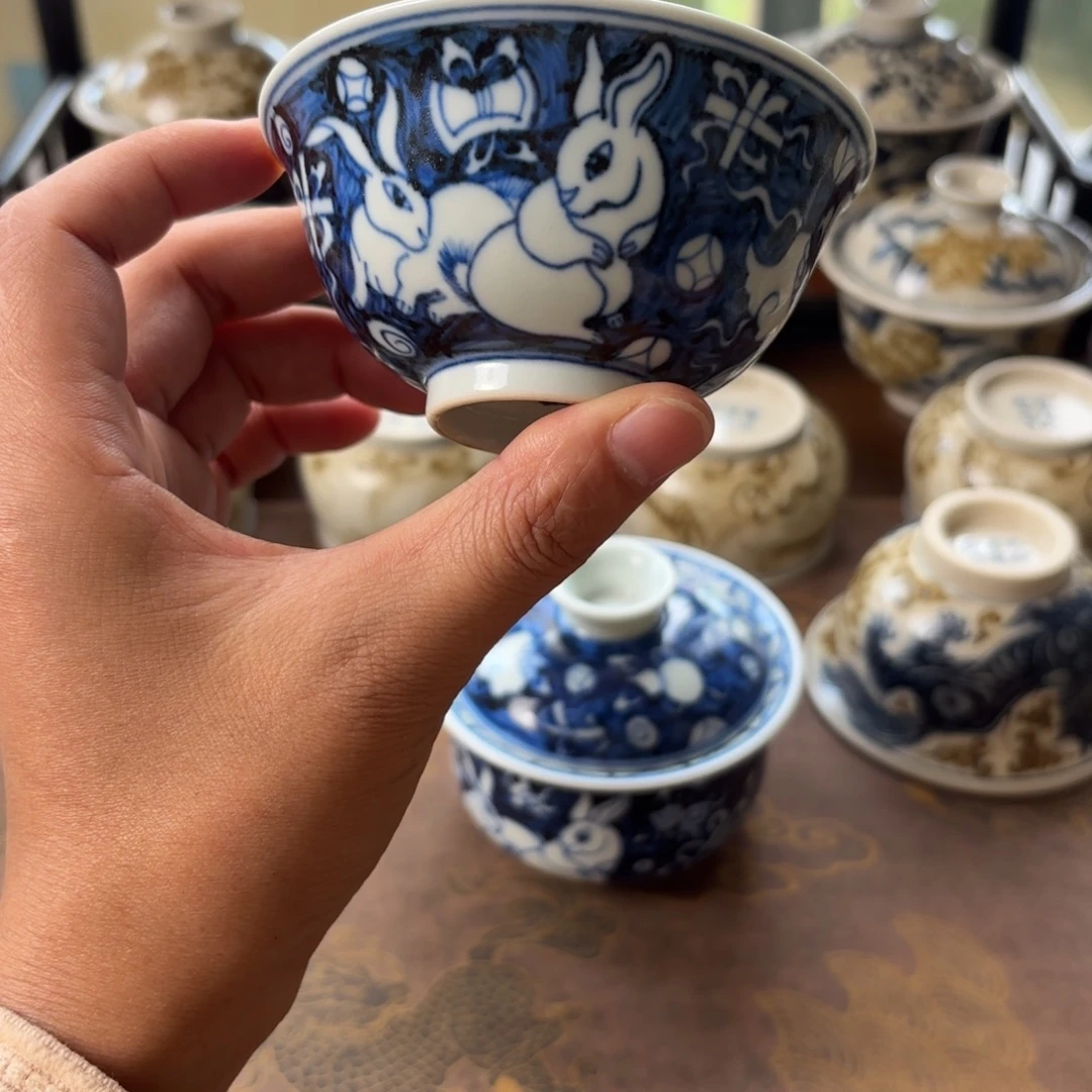 瓷片景德镇手绘茶器