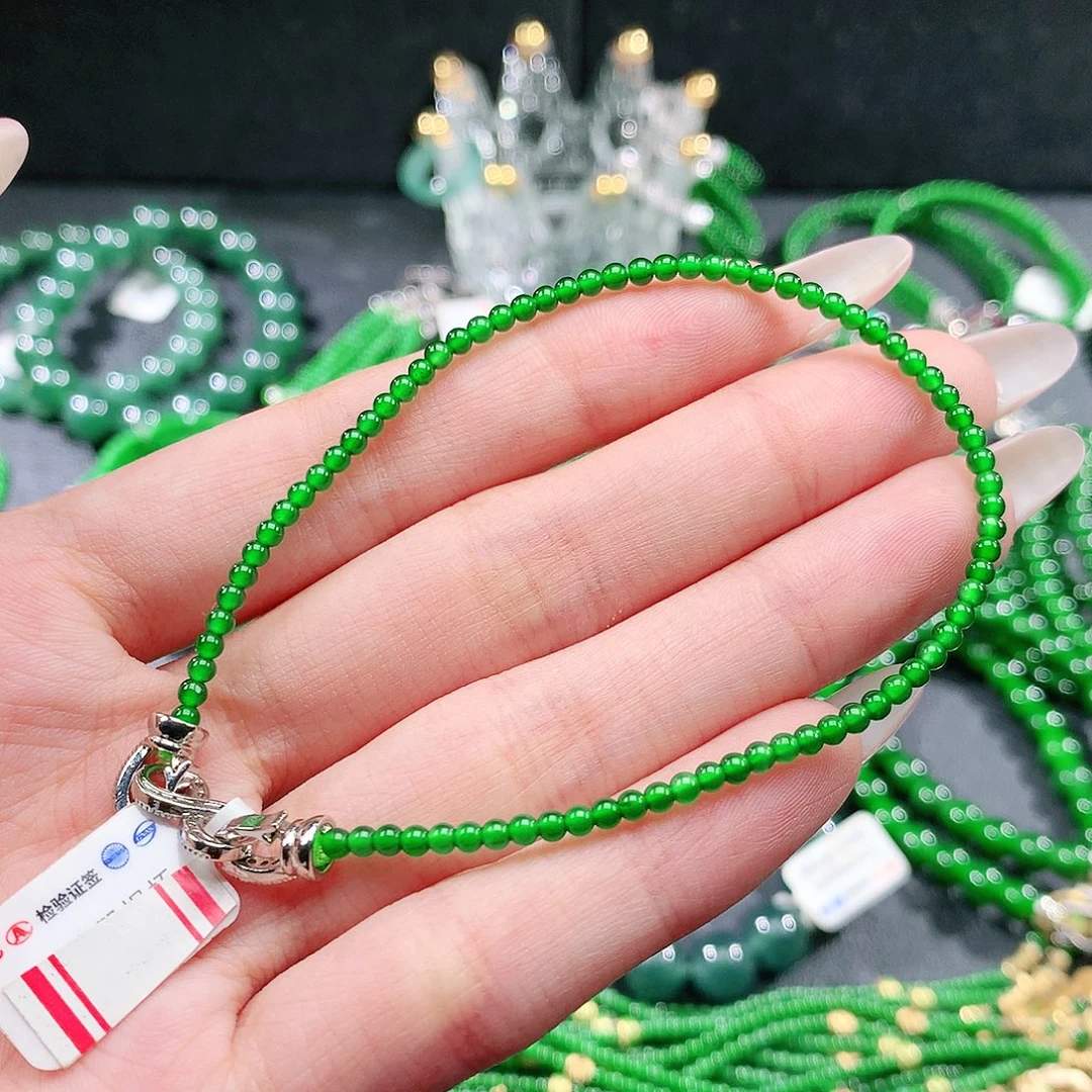 翡翠未镶嵌手链手链