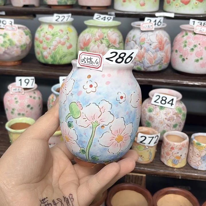 手工制作多肉花盆