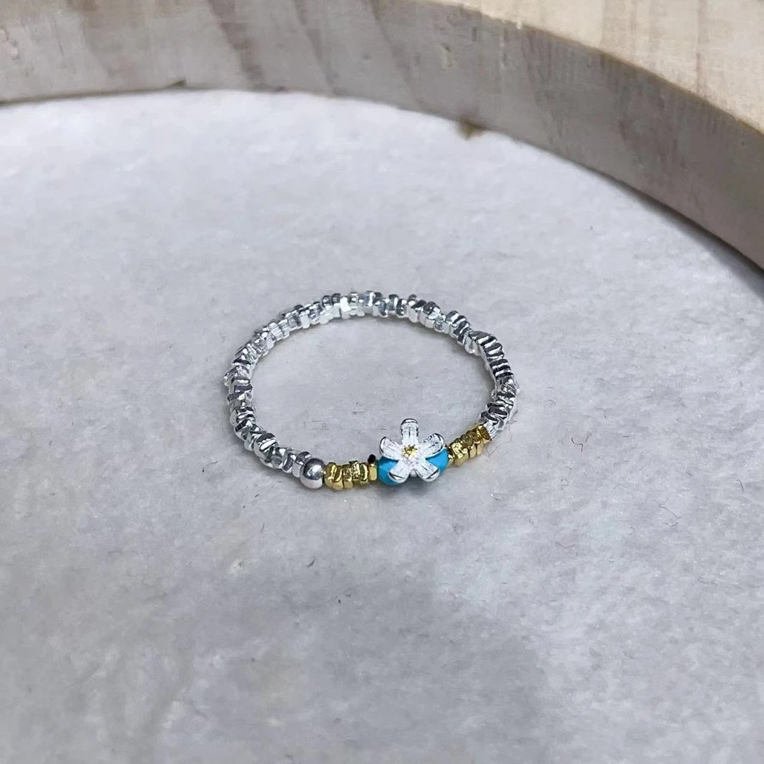 925银戒指 碎银子有钱花戒指 228 YQ