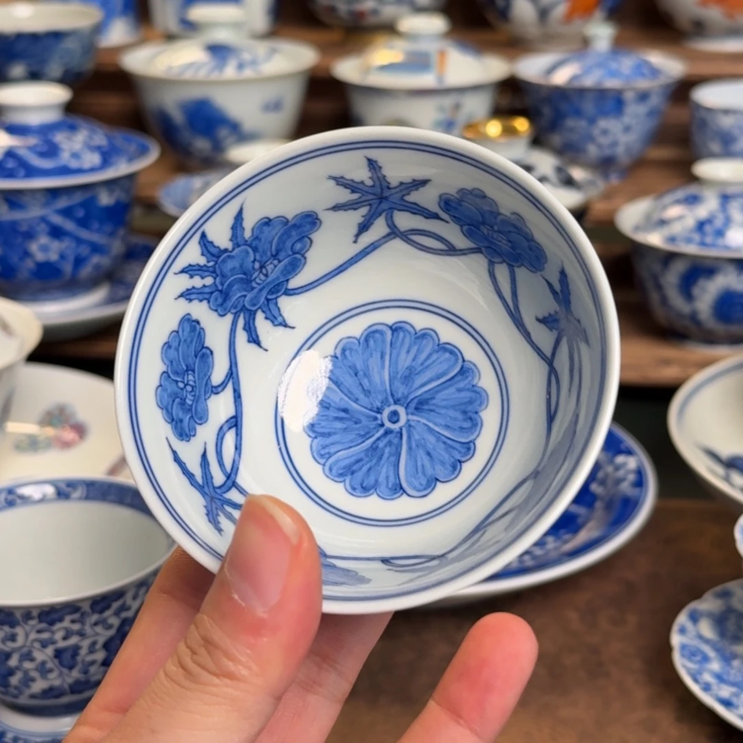 纯手工手绘陶瓷茶具