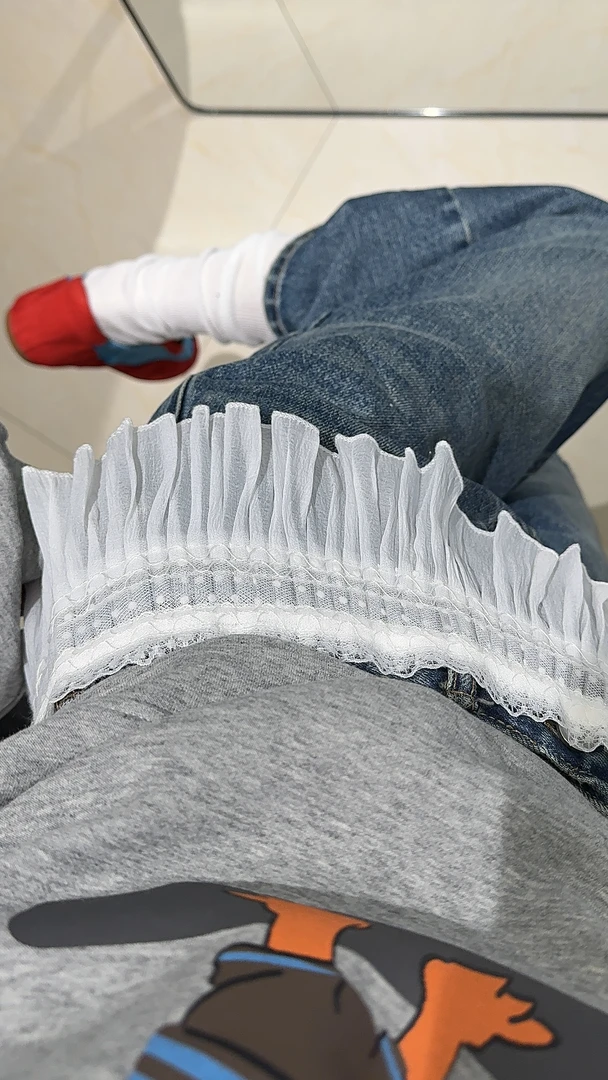 【SSOUHAN】搭配点缀 韩版ins蕾丝花边小屁帘百搭通勤围裙