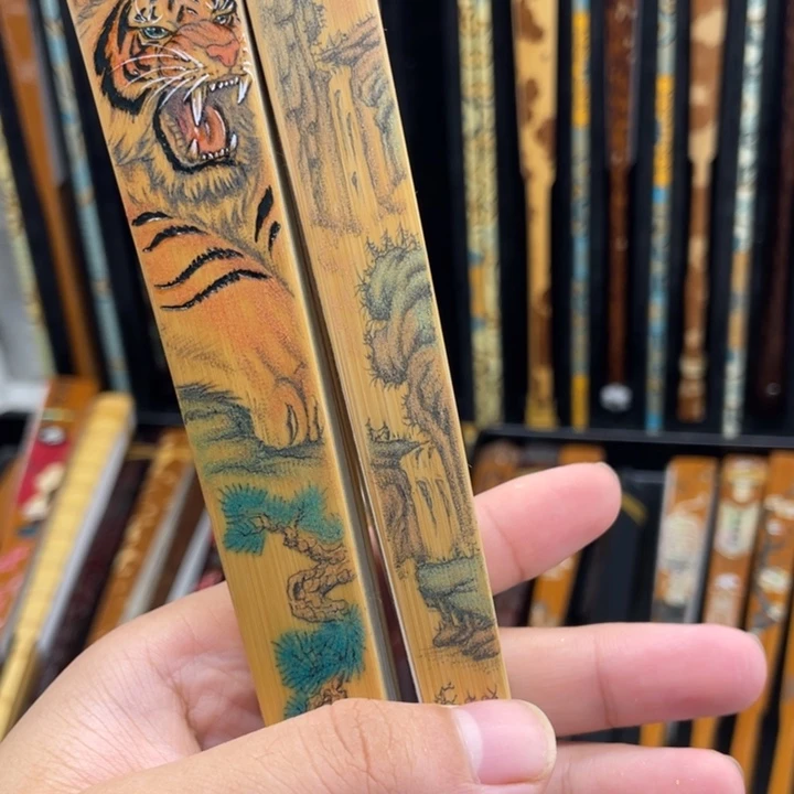 扇子针刻工艺二选一